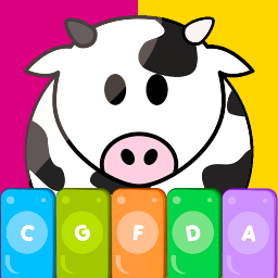 Ícone Piano Infantil Animais Fazenda